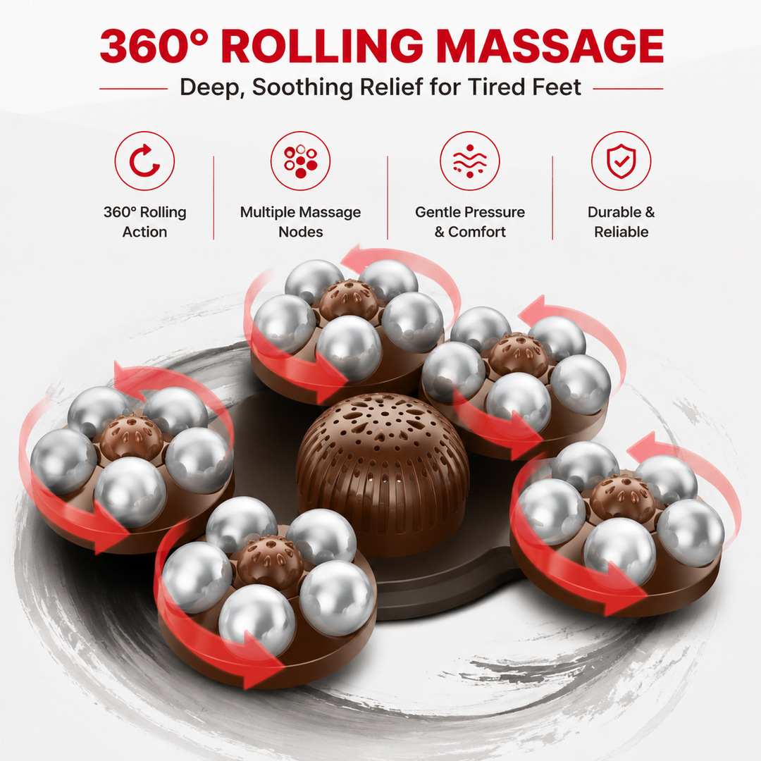 Premium Foot Spa Bath Massager Heat Roller Digital Control Foot Soak Spa Machine 12 Roller Shiatsu Massage Pedicure Stone Home Relaxation Foot Care Device