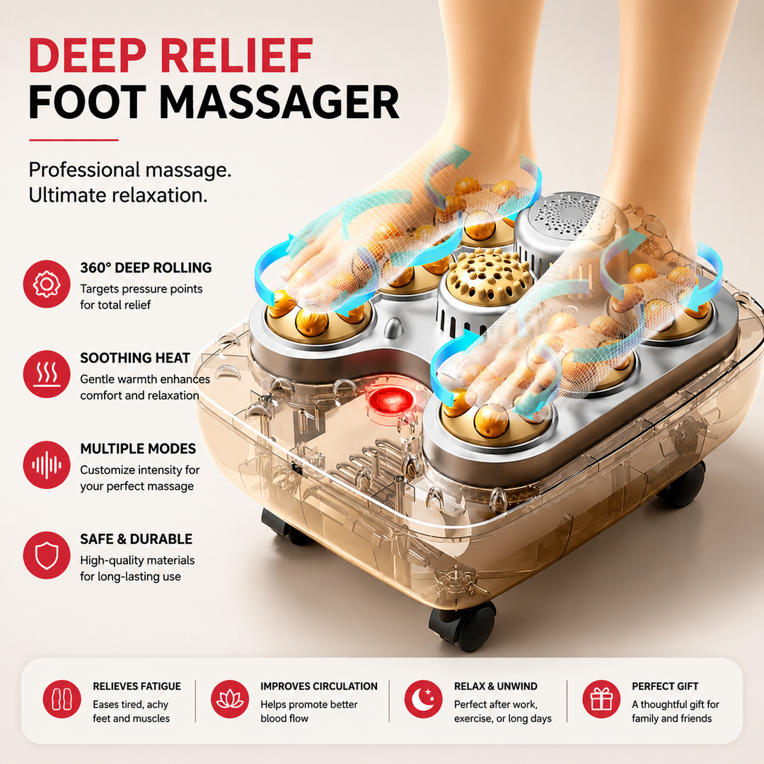Premium Foot Spa Bath Massager with Heat 12 Rollers Digital Control Adjustable Temperature Timer Pedicure Stone Home Foot Soak Massage Device Relaxation Therapy