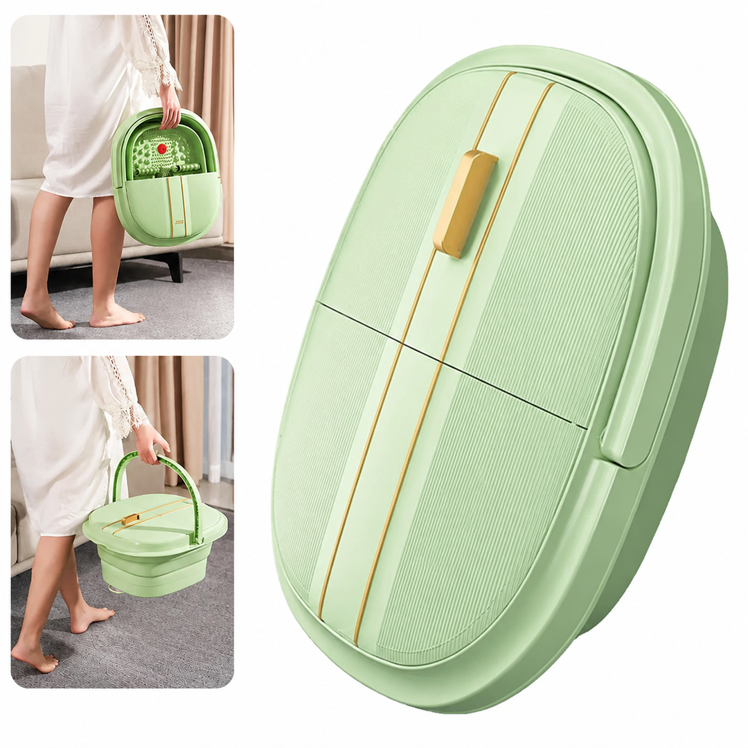 Premium Foot Spa Bath Massager with Heat 12 Rollers Digital Control Adjustable Temperature Timer Pedicure Stone Home Foot Soak Massage Device Relaxation Therapy
