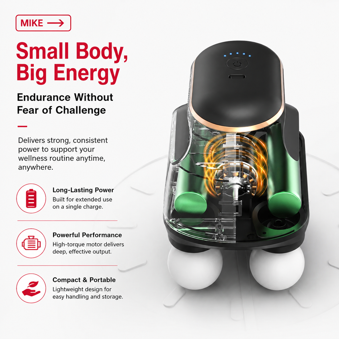 Premium Four Head Massage Gun High Frequency Percussion Muscle Massager Neck Shoulder Waist Body Relief Portable Rechargeable Fascia Device
