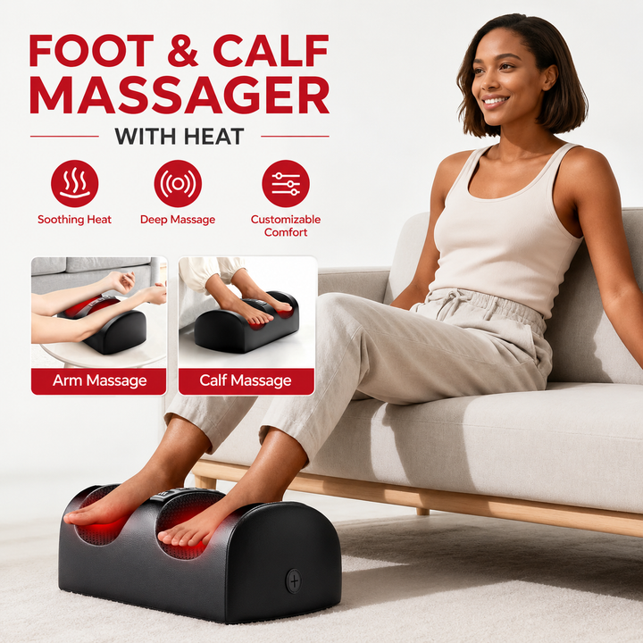 Premium Full Body Massage Mat with Heat Shiatsu Electric Massage Pad Vibration Back Neck Leg Foot Relaxation Mat Home Use Adjustable Intensity Timer