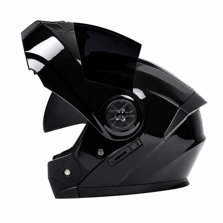 Premium Full Face Motorcycle Helmet Double Lens Inner Sun Visor Lightweight ABS Shell Removable Nose Guard Quick Release Buckle M L XL Sizes