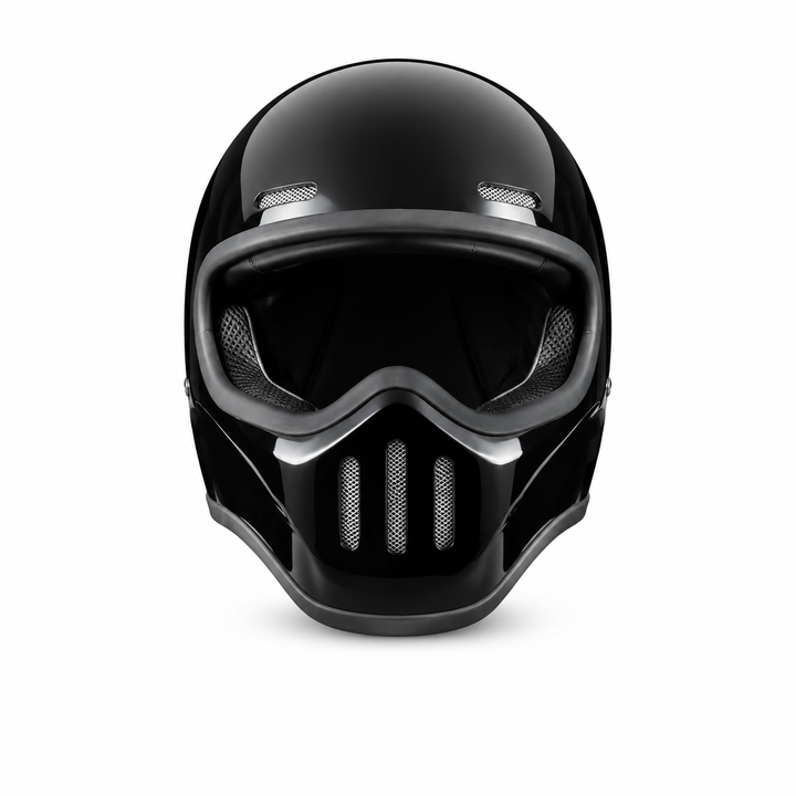 Premium Full Face Motorcycle Helmet Retro Tokyo TT Fiberglass Racing Helmet Clear Visor Lightweight Safety Casco Moto Unisex Riding Helmet Gear