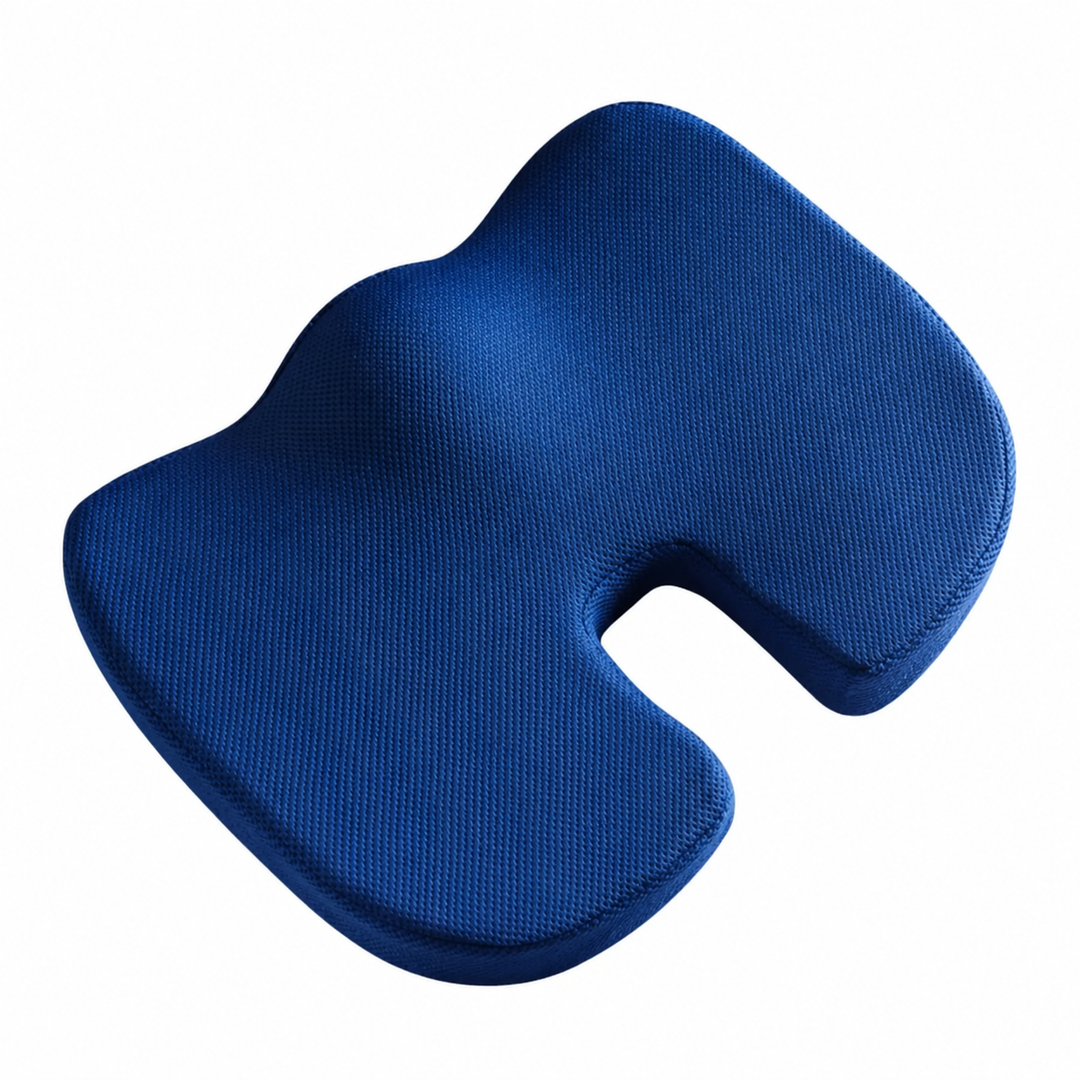 Premium Gel Memory Foam Seat Cushion Ergonomic Chair Pad Non Slip Support Cushion Breathable Washable Office Car Home Long Sitting Comfort Seat Pad