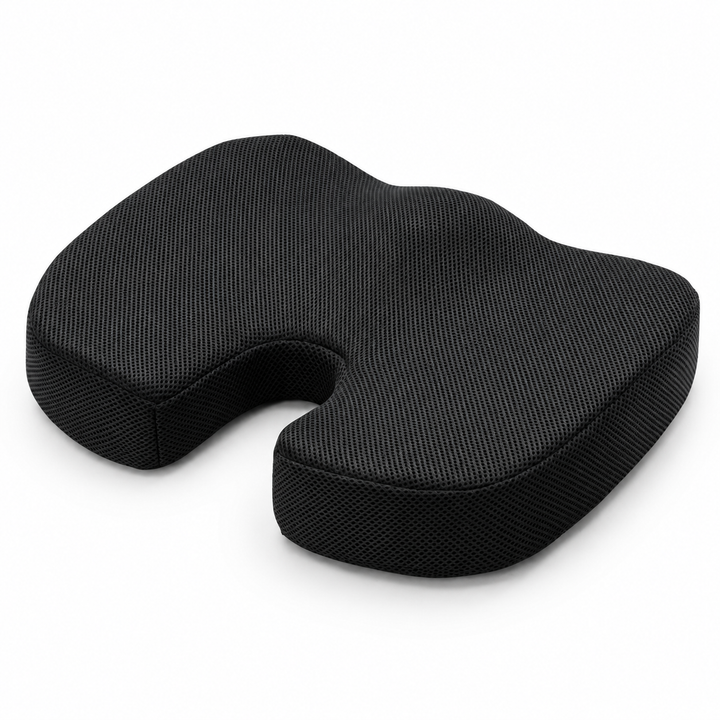 Premium Gel Memory Foam Seat Cushion Ergonomic Chair Pad Non Slip Support Cushion Breathable Washable Office Car Home Long Sitting Comfort Seat Pad