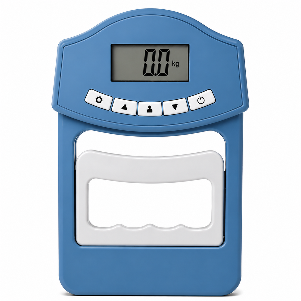 Premium Grip Strength Tester Digital Hand Dynamometer 265Lbs 120Kg LCD Screen USB Rechargeable Hand Power Meter Fitness Strength Training Device