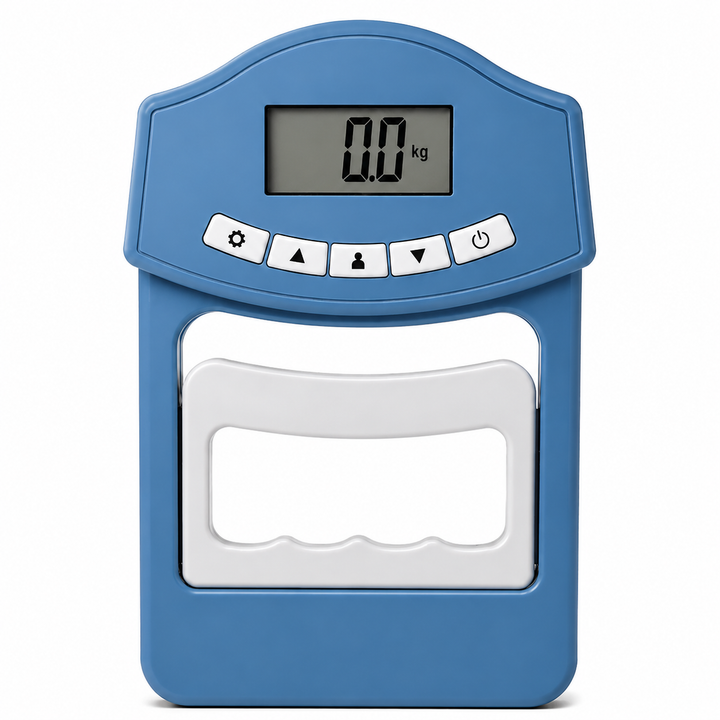 Premium Grip Strength Tester Digital Hand Dynamometer 265Lbs 120Kg LCD Screen USB Rechargeable Hand Power Meter Fitness Strength Training Device
