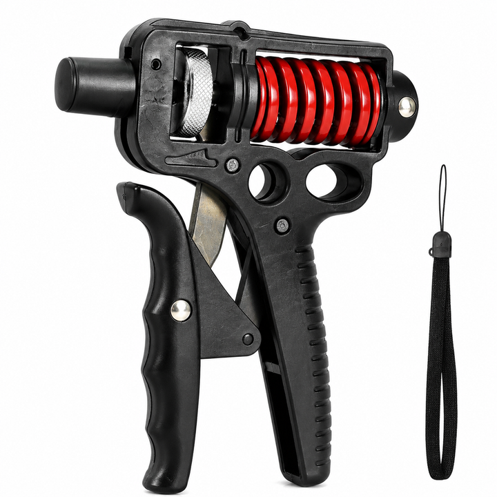 Premium Hand Grip Strengthener Adjustable 5–165kg Steel Spring Gripper Wrist Trainer Forearm Exerciser Portable Grip Training Tool Home Gym Fitness Device