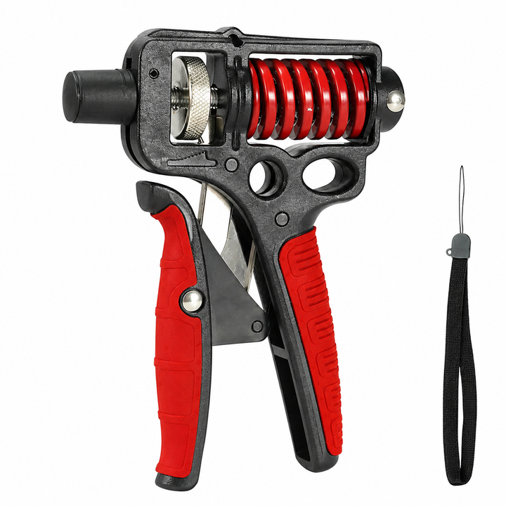 Premium Hand Grip Strengthener Adjustable 5–165kg Steel Spring Gripper Wrist Trainer Forearm Exerciser Portable Grip Training Tool Home Gym Fitness Device