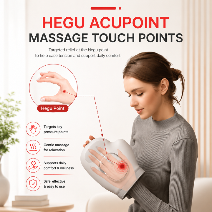 Premium Hand Massager with Heat Cordless Air Compression Hand Massager for Fingers Palm Wrist Pain Relief Portable USB Rechargeable Therapy Device