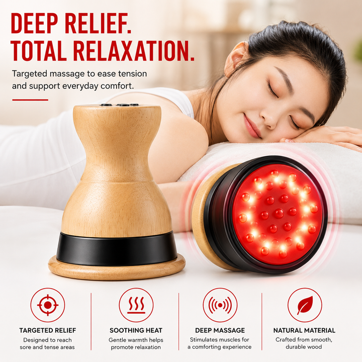Premium Heated Gua Sha Massager Bian Stone Electric Massage Tool Adjustable Heat 45 to 75C Portable Body Massager for Back Waist Home Spa Daily Use
