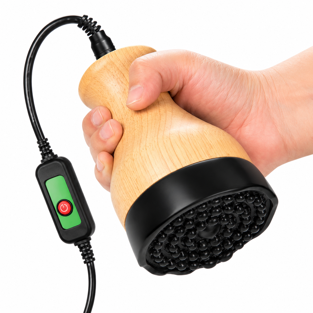 Premium Heated Gua Sha Massager Bian Stone Electric Massage Tool Adjustable Heat 45 to 75C Portable Body Massager for Back Waist Home Spa Daily Use