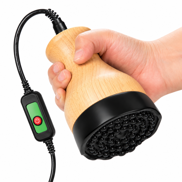 Premium Heated Gua Sha Massager Bian Stone Electric Massage Tool Adjustable Heat 45 to 75C Portable Body Massager for Back Waist Home Spa Daily Use