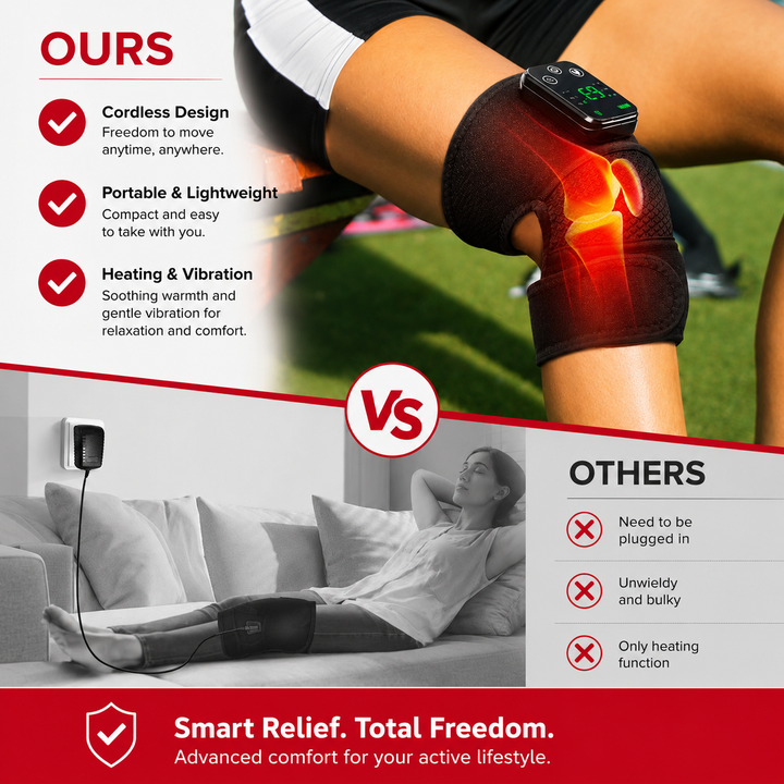 Premium Heated Shoulder Pad Vibration Massager 5000mAh USB Rechargeable Shoulder Wrap Adjustable Heat Levels Pain Relief Muscle Comfort Device
