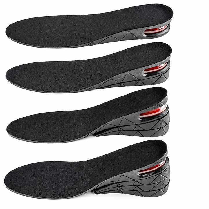 Premium Height Increase Insoles Adjustable 3 to 9cm Elevator Inserts Air Cushion EVA Shoe Lifts Unisex Comfort Fit Shoe Height Booster Insoles