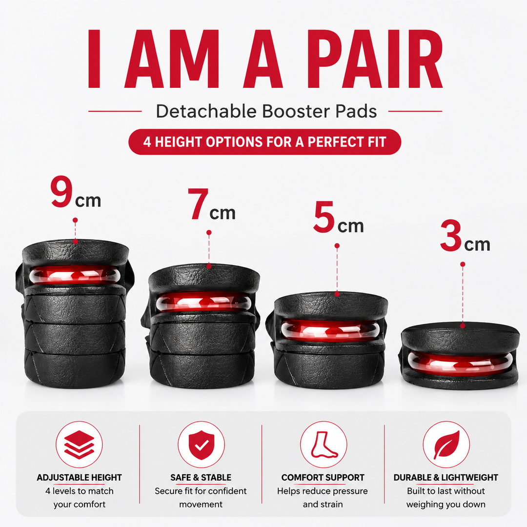 Premium Height Increase Insoles Adjustable Air Cushion Elevator Shoe Inserts 3–9cm Lift Shock Absorbent EVA Comfort Insoles Men Women EU 225–270