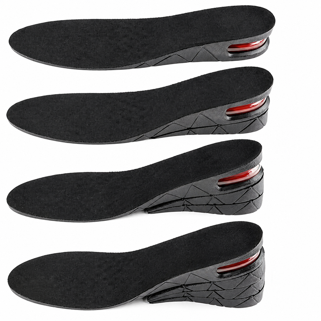 Premium Height Increase Insoles Adjustable Air Cushion Elevator Shoe Inserts 3–9cm Lift Shock Absorbent EVA Comfort Insoles Men Women EU 225–270