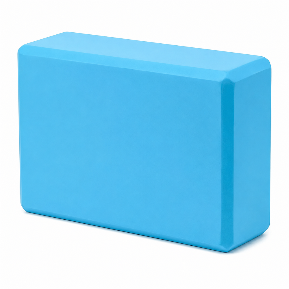 Premium High Density Yoga Block Non Slip EVA Foam Eco Friendly Support Block Stretching Pilates Fitness Stability Posture Training 23x15x7.6cm