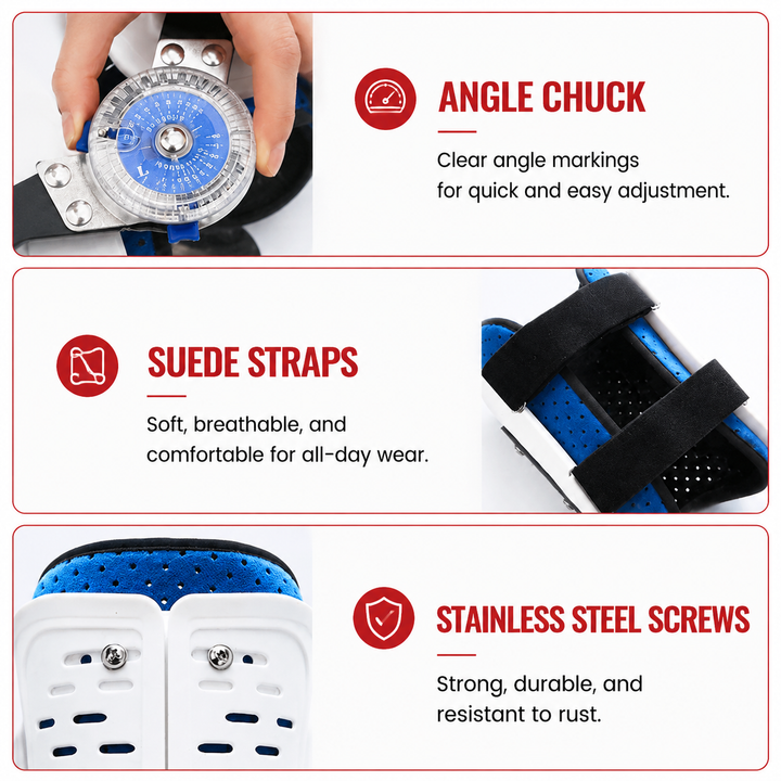 Premium Hinged Knee Brace ACL MCL PCL Support Orthopedic Knee Stabilizer ROM Adjustable Sports Recovery Ligament Injury Support Brace for Men &amp; Women