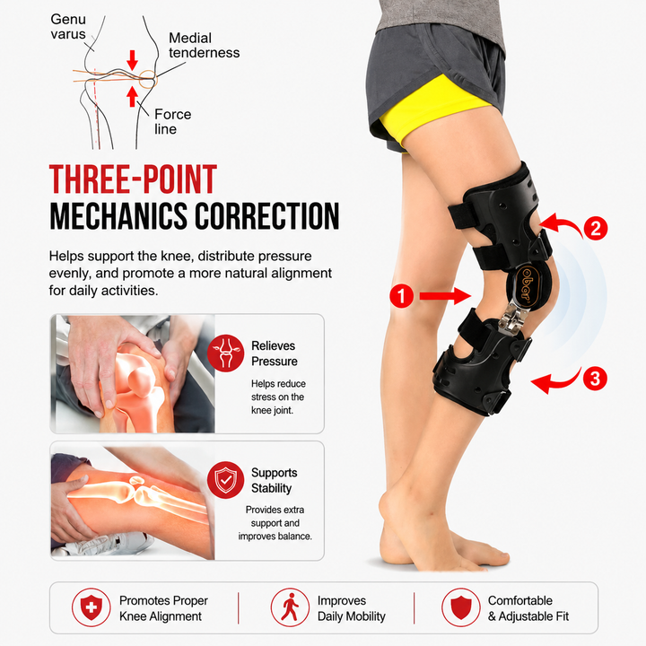 Premium Hinged Knee Brace ACL MCL PCL Support Orthopedic Knee Stabilizer ROM Adjustable Sports Recovery Ligament Injury Support Brace for Men &amp; Women