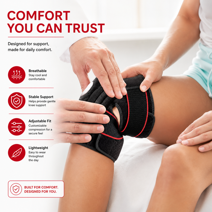 Premium Hinged Knee Brace Copper Stabilizers Adjustable Open Patella Knee Support Brace for Stability ACL Meniscus Arthritis Support 6 Sizes