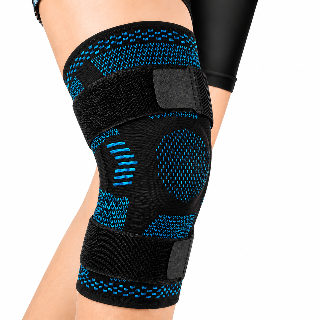Premium Hinged Knee Brace Copper Stabilizers Adjustable Open Patella Knee Support Brace for Stability ACL Meniscus Arthritis Support 6 Sizes
