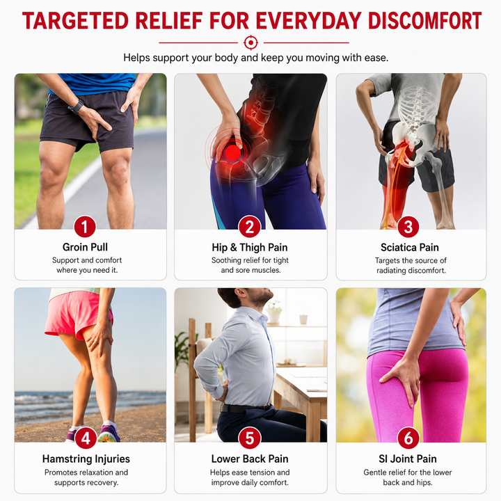 Premium Hip Stabiliser Support Brace Adjustable Hip Abduction Orthosis Sciatic Nerve Pain Relief Hip Support Post Surgery Recovery Left Right