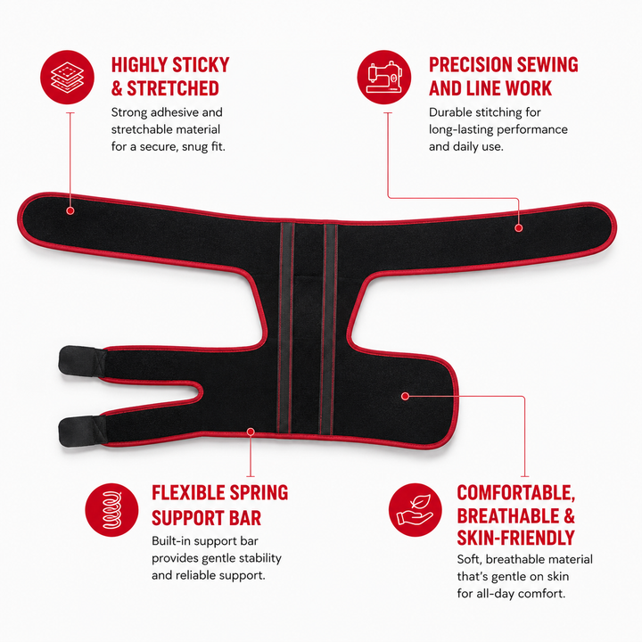 Premium Hip Stabiliser Support Brace Adjustable Hip Abduction Orthosis Sciatic Nerve Pain Relief Hip Support Post Surgery Recovery Left Right