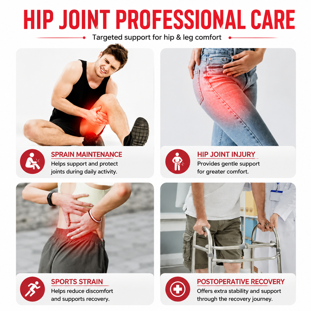 Premium Hip Stabiliser Support Brace Adjustable Hip Abduction Orthosis Sciatica Pain Relief Hip Support Belt Posture Alignment Recovery Brace Left Right Use