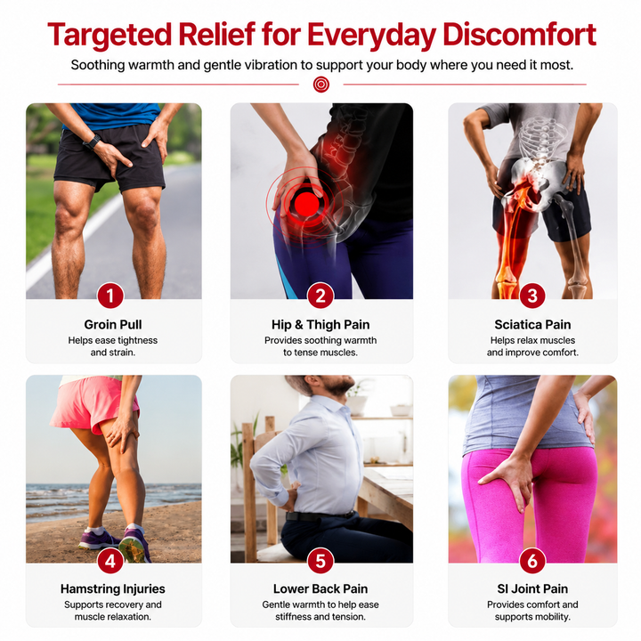 Premium Hip Stabiliser Support Brace Adjustable Hip Abduction Orthosis Sciatica Pain Relief Hip Support Belt Posture Alignment Recovery Brace Left Right Use