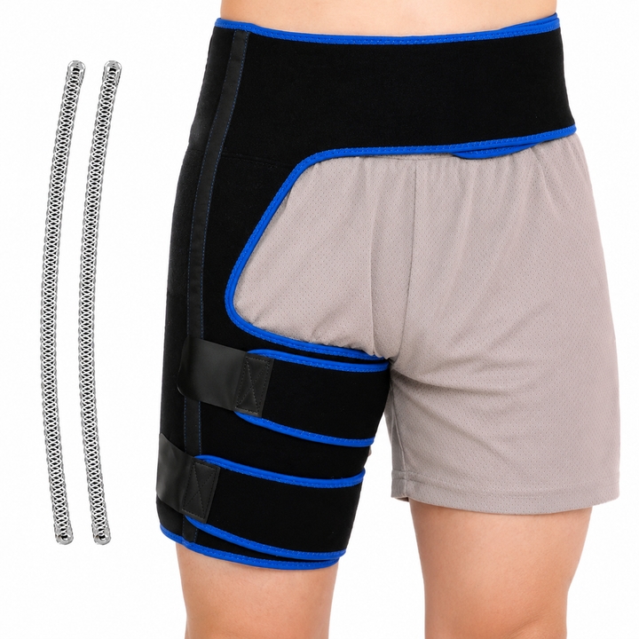 Premium Hip Stabiliser Support Brace Adjustable Hip Abduction Orthosis Sciatica Pain Relief Hip Support Belt Posture Alignment Recovery Brace Left Right Use