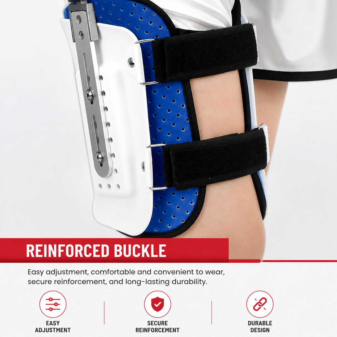 Premium Hip Support Brace Adjustable Hip Stabilizer Breathable Liner Leg Support Strap for Sports Work Daily Use Left Right Adjustable Fit