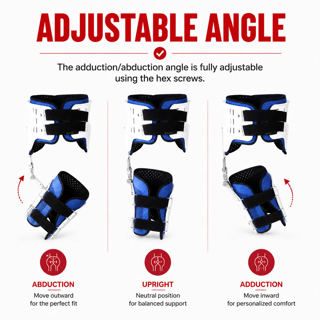 Premium Hip Support Brace Adjustable Hip Stabilizer Breathable Liner Leg Support Strap for Sports Work Daily Use Left Right Adjustable Fit