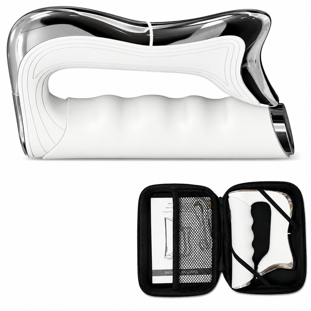 Premium Hyperblade Fascia Massager Microcurrent Vibration Therapy Deep Tissue Muscle Recovery Pain Relief Circulation Booster Portable Rechargeable Device Home Use