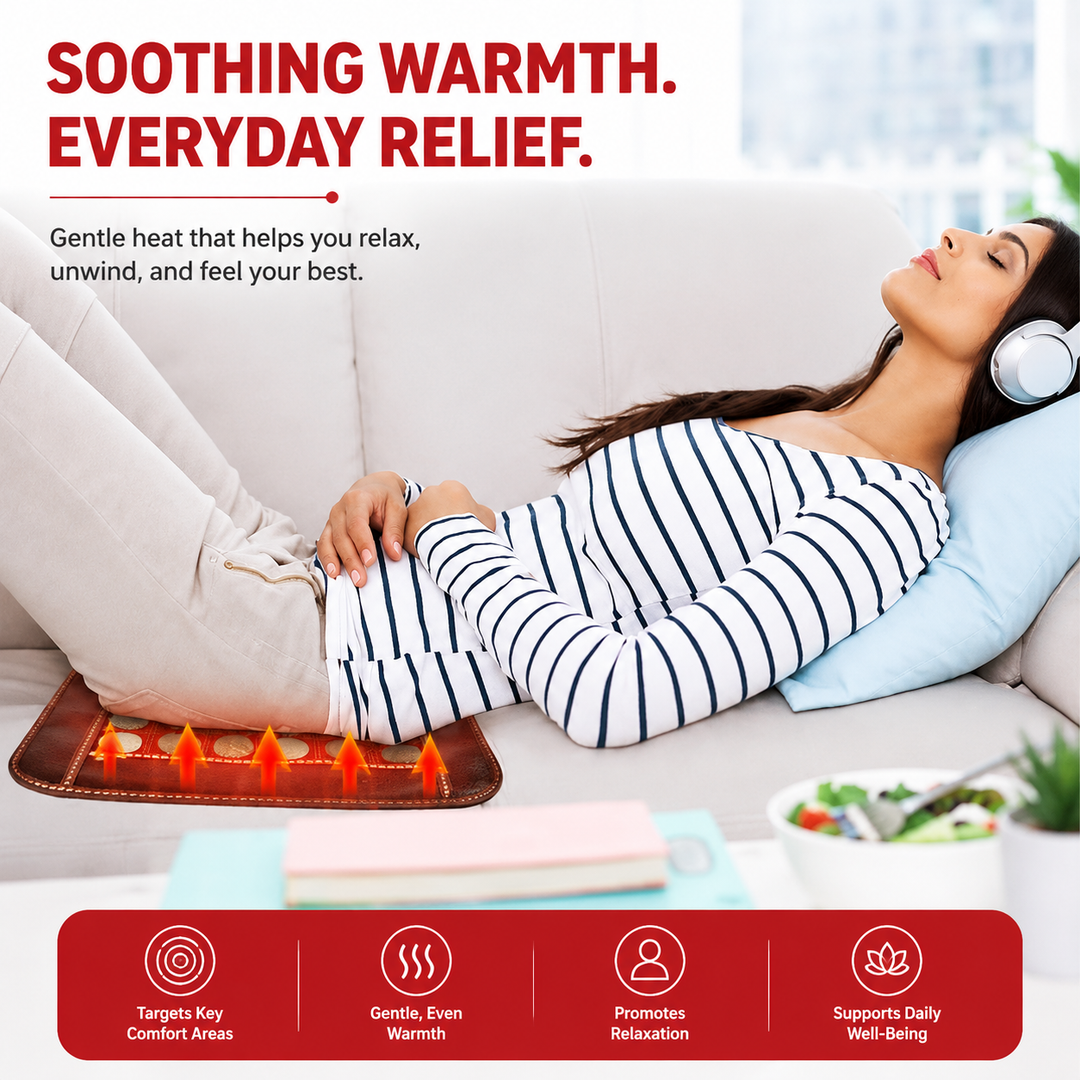 Premium Infrared Heating Pad Jade Tourmaline Heated Seat Cushion 8 Heat Levels Electric Therapy Pad Back Shoulder Muscle Pain Relief Home Comfort