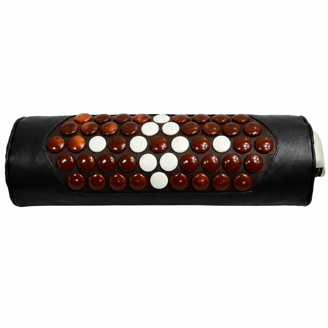 Premium Infrared Neck Heating Pad Jade Tourmaline Heated Neck Pillow Adjustable Heat Neck Pain Stiffness Relief Electric Neck Warm Therapy Device