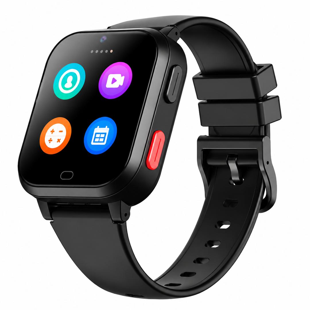 Premium Kids Smartwatch 4G Video Voice Calls GPS Tracker 1.69 Inch HD IP67 WiFi Bluetooth 8GB Android iOS Compatible Activity Tracker Safety Features
