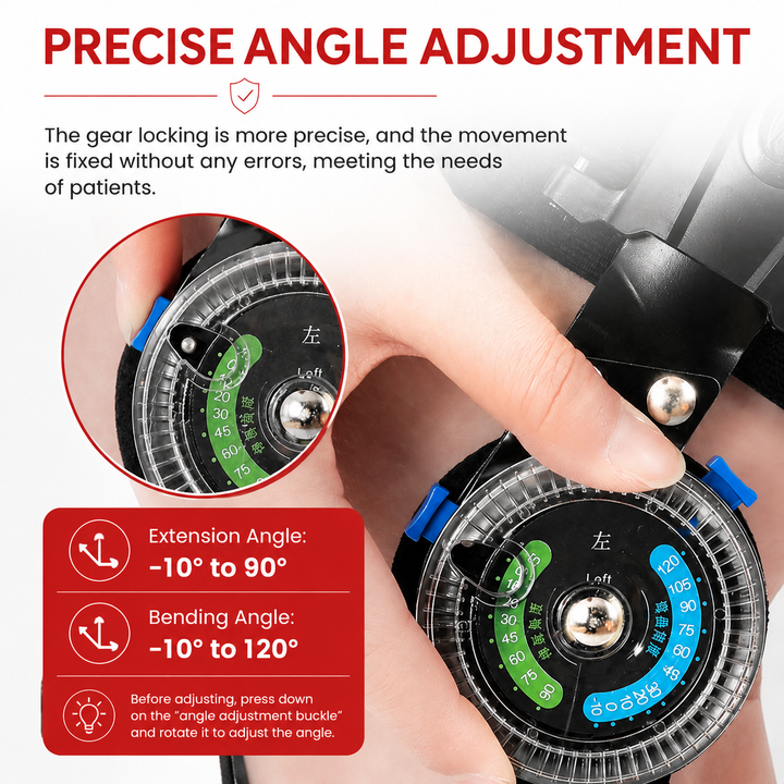 Premium Knee Brace Adjustable Hinged Knee Support ROM Control Aluminum Frame Knee Stabilizer One Size Left Right Sports Work Daily Use Support