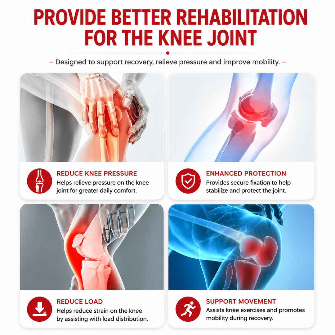 Premium Knee Brace Adjustable Hinged Knee Support ROM Control Aluminum Frame Knee Stabilizer One Size Left Right Sports Work Daily Use Support