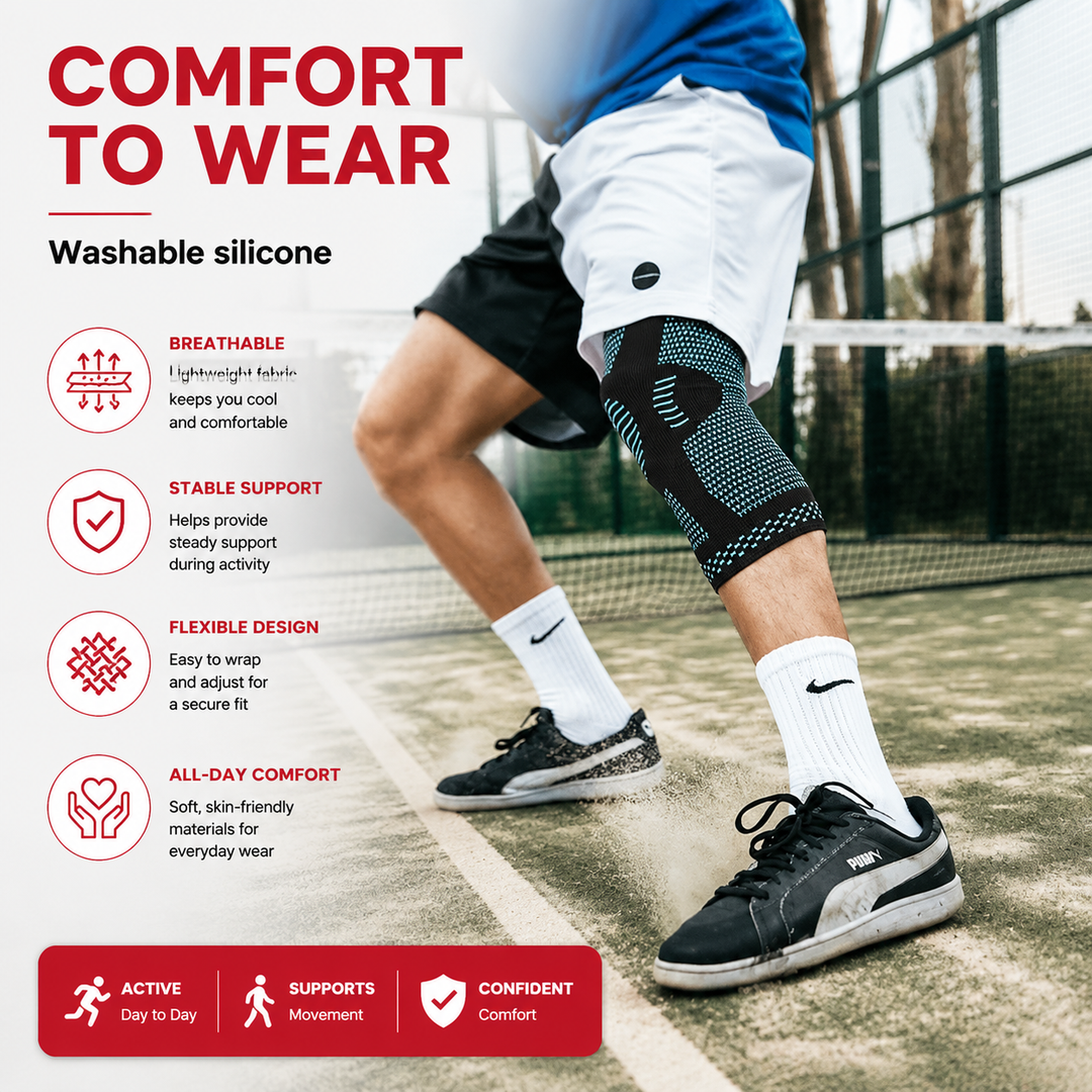 Premium Knee Brace Hinged Support Adjustable Knee Stabilizer Dual Side Hinges Breathable Knee Support for Gym Running Work Daily Use 6 Sizes