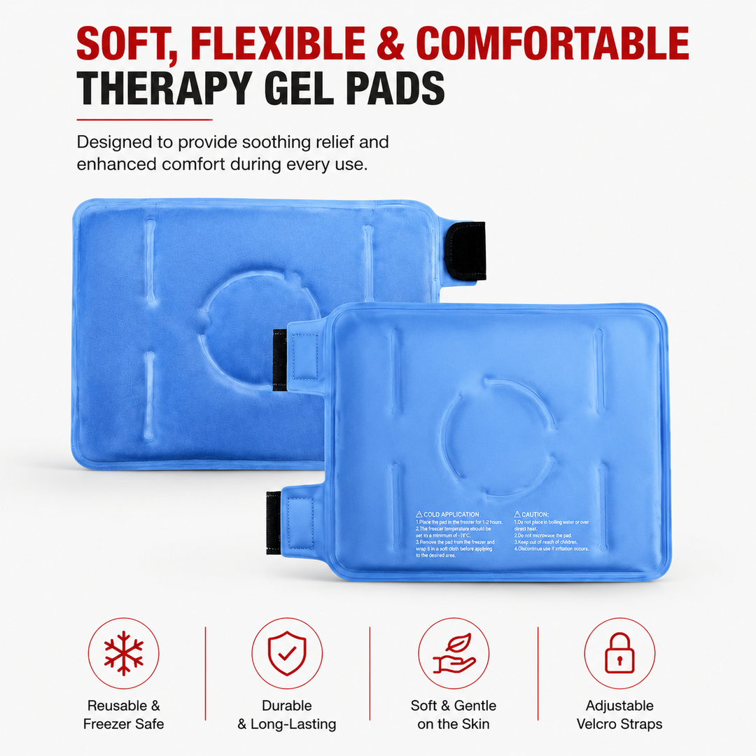 Premium Knee Ice Pack Wrap Hot Cold Compression Wrap Reusable Gel Knee Support Adjustable Straps Full Coverage Non Slip for Home Gym Daily Use Comfort
