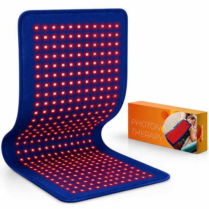 Premium LED Light Therapy Belt 660nm 850nm Wearable Heating Pad 360 LEDs Infrared Wrap Adjustable Timer 38W Muscle Recovery Home Gym Wellness Device