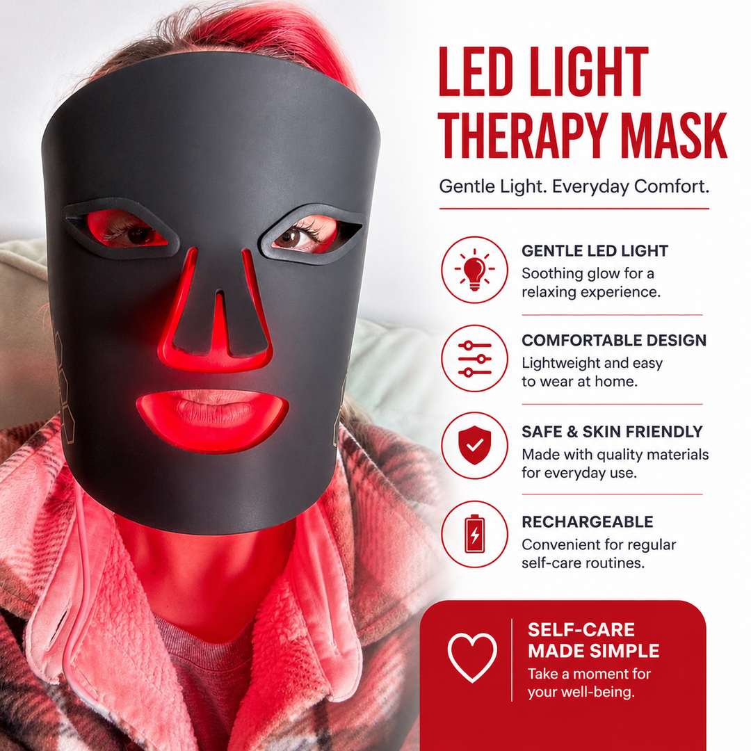 Premium LED Light Therapy Face Mask Red Blue Near Infrared Skin Care Mask 72 LED Wrinkles Acne Treatment Skin Rejuvenation Glow Therapy Device