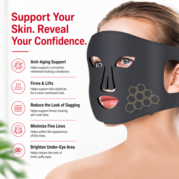 Premium LED Light Therapy Face Mask Red Blue Near Infrared Skin Care Mask 72 LED Wrinkles Acne Treatment Skin Rejuvenation Glow Therapy Device