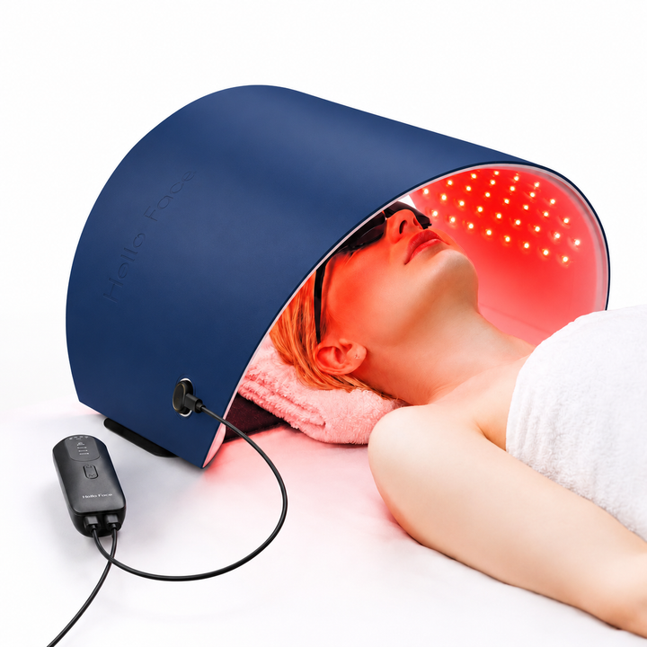 Premium LED Light Therapy Mask 720-Chip Red Blue Near Infrared Face &amp; Body Skin Care Device 4 Modes Adjustable Power Levels Timer Home Use Skin Rejuv