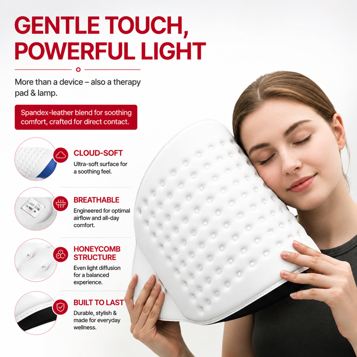 Premium LED Light Therapy Mask 720-Chip Red Blue Near Infrared Face &amp; Body Skin Care Device 4 Modes Adjustable Power Levels Timer Home Use Skin Rejuv