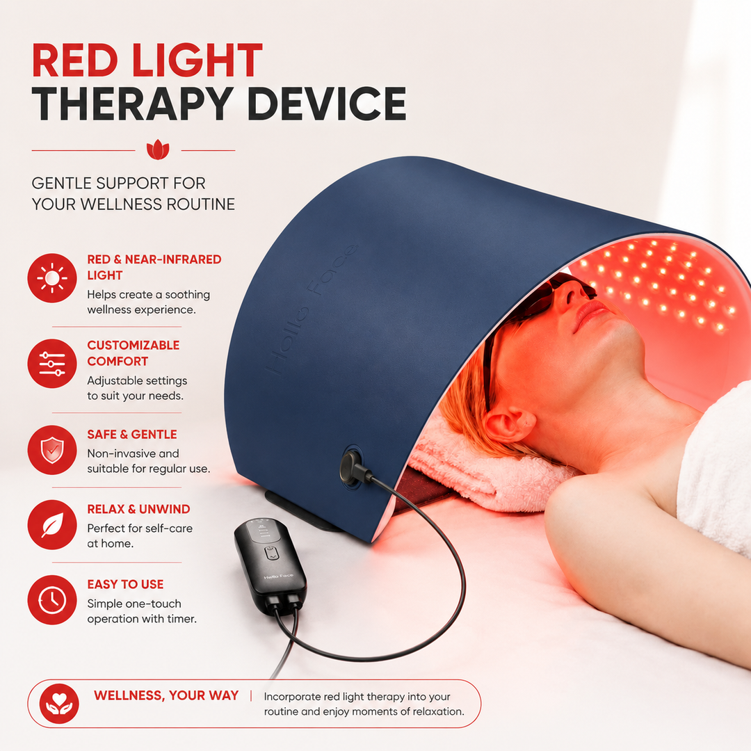 Premium LED Light Therapy Mask 720-Chip Red Blue Near Infrared Face &amp; Body Skin Care Device 4 Modes Adjustable Power Levels Timer Home Use Skin Rejuv