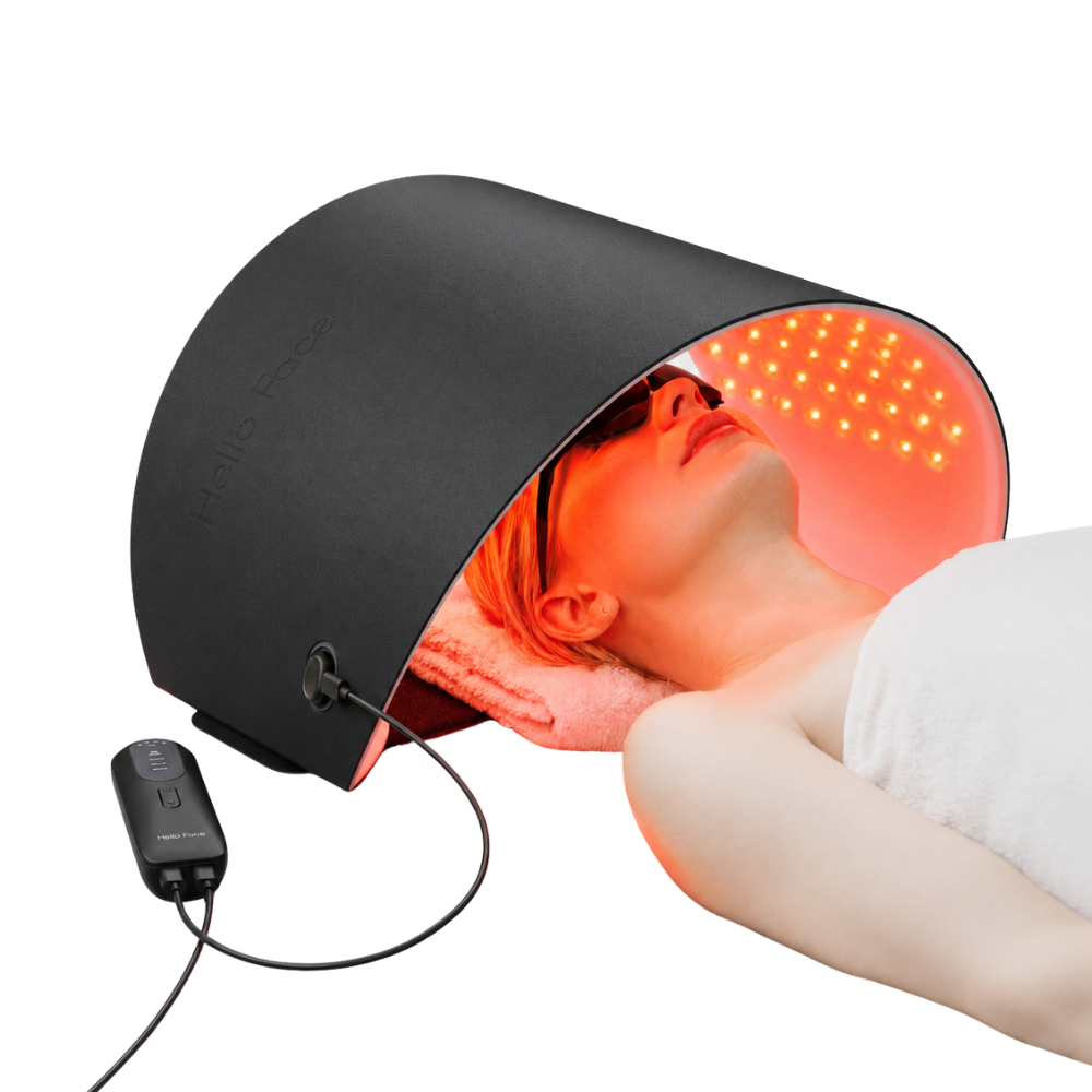 Premium LED Light Therapy Mask 720-Chip Red Blue Near Infrared Face & Body Skin Care Device 4 Modes Adjustable Power Levels Timer Home Use Skin Rejuv