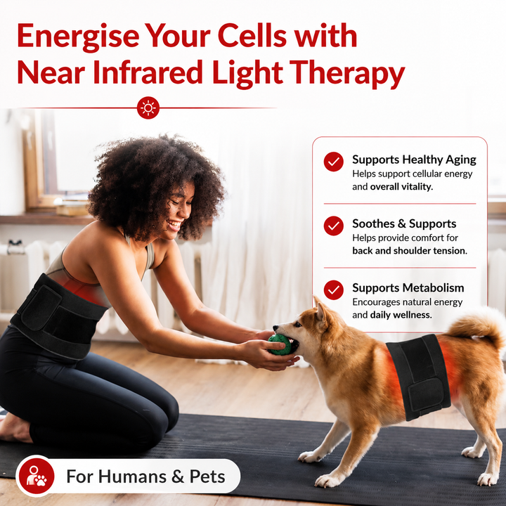 Premium LED Light Therapy Pad 660nm 850nm Red Light Device 120 LEDs 16W Portable Infrared Therapy Pad Adjustable Straps Timer for Face Body Home Use