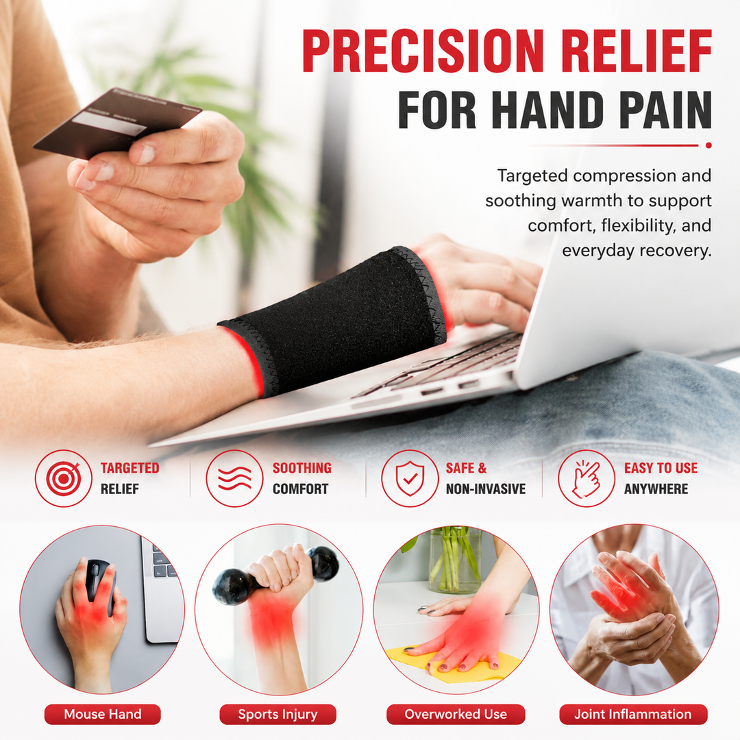 Premium LED Light Therapy Pad 660nm 850nm Red Light Device 120 LEDs 16W Portable Infrared Therapy Pad Adjustable Straps Timer for Face Body Home Use